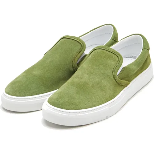 Sneakers, male, , Size: 8 US Garda Slip-On Tendril Suede Sneakers - Diemme - Modalova