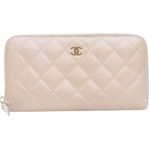 Pre-owned Wallets, female, , Size: ONE SIZE Pre-owned Leather wallets - Chanel Vintage - Modalova