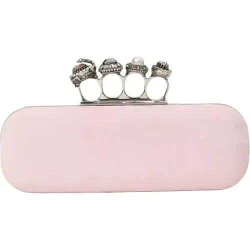 Pre-owned Clutches, female, , Size: ONE SIZE Pre-owned Velvet clutches - Alexander McQueen Pre-owned - Modalova