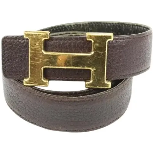 Pre-owned Belts, female, , Size: ONE SIZE Pre-owned Leather belts - Hermès Vintage - Modalova