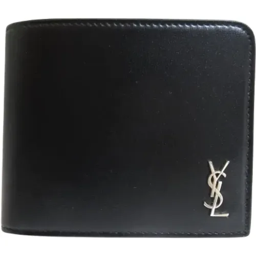 Pre-owned Wallets, female, , Size: ONE SIZE Pre-owned Leather wallets - Yves Saint Laurent Vintage - Modalova