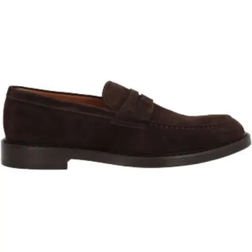 Suede Penny Loafers , male, Sizes: 6 UK, 11 UK, 8 1/2 UK, 8 UK, 6 1/2 UK, 9 UK, 7 UK - Doucal's - Modalova