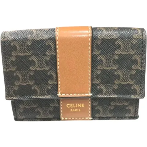 Pre-owned Wallets, female, , Size: ONE SIZE Pre-owned Fabric wallets - Celine Vintage - Modalova