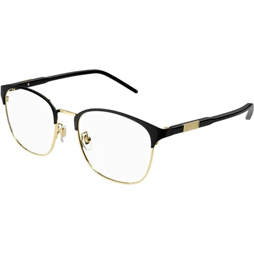 Gold Eyewear Frames , unisex, Sizes: 55 MM - Gucci - Modalova