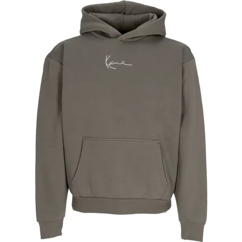 Signature Essential Hoodie Sweatshirt , Herren, Größe: L - Karl Kani - Modalova