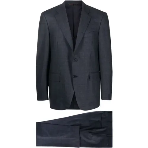 Stretch-wool suit, 98% virgin wool , male, Sizes: 2XL, 3XL - Canali - Modalova