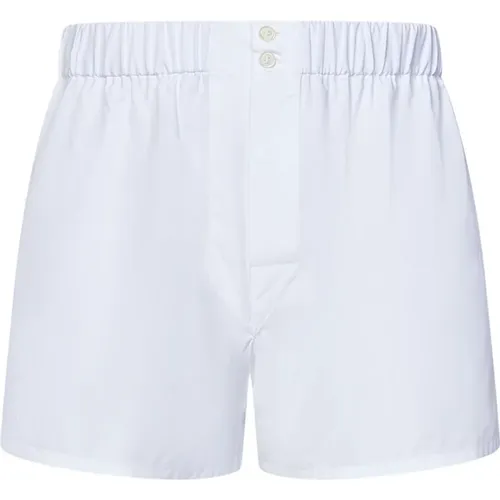 Bottoms, male, , Size: S Cotton Boxer Shorts Aw24 - Brioni - Modalova