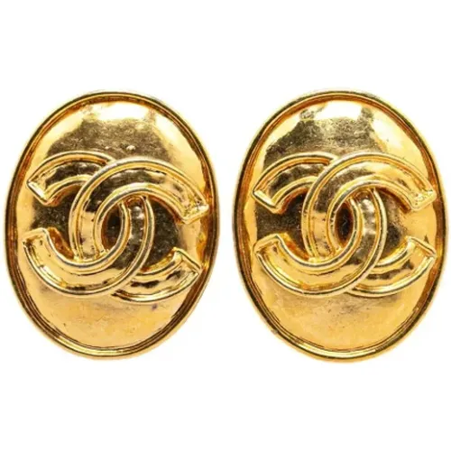 Pre-owned Fabric earrings , female, Sizes: ONE SIZE - Chanel Vintage - Modalova