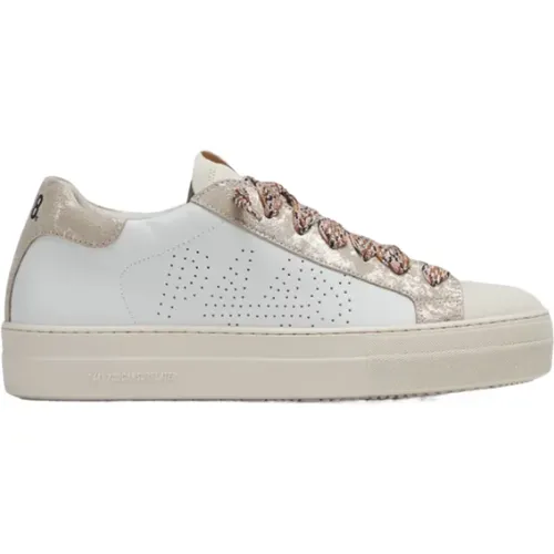 Thea Champagne Sneakers Gold Tone , female, Sizes: 8 UK, 4 UK, 5 UK, 6 UK, 3 UK, 7 UK - P448 - Modalova