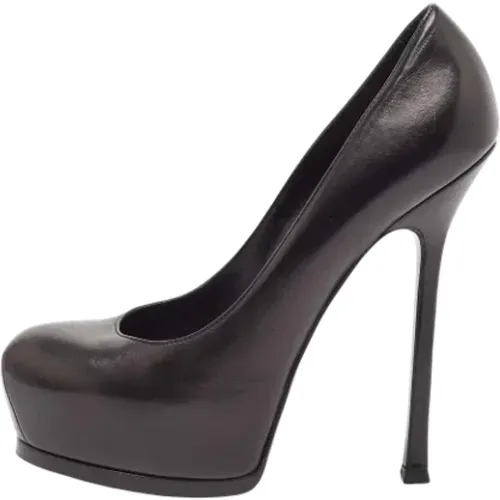 Pre-owned Pumps, female, , Size: 8 US Pre-owned Leather heels - Yves Saint Laurent Vintage - Modalova