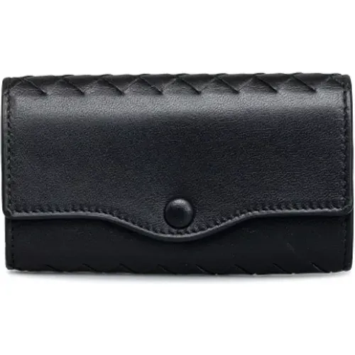 Pre-owned Wallets, female, , Size: ONE SIZE Pre-owned Leather key-holders - Bottega Veneta Vintage - Modalova