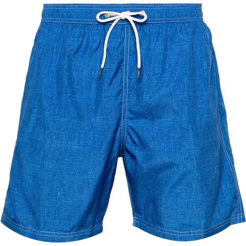 Polyester Swimwear with Side Pockets , male, Sizes: L, XL, M - PAUL & SHARK - Modalova