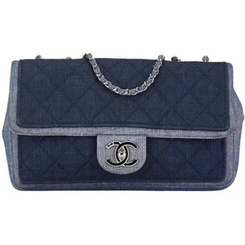 Pre-owned Denim chanel-bags , female, Sizes: ONE SIZE - Chanel Vintage - Modalova