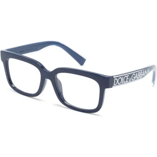 Blaue Optische Brille Stilvoll und vielseitig , unisex, Größe: 47 MM - Dolce & Gabbana - Modalova