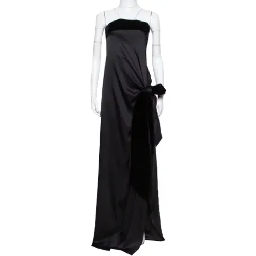 Pre-owned Silk dresses , female, Sizes: M - Yves Saint Laurent Vintage - Modalova