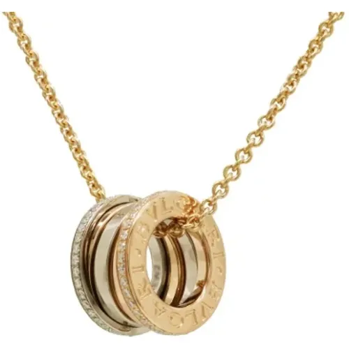 Pre-owned Jewellery, female, , Size: ONE SIZE Pre-owned White Gold necklaces - Bvlgari Vintage - Modalova