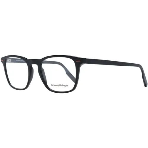 Glasses, male, , Size: ONE SIZE Rectangle Eyeglasses - Zegna - Modalova