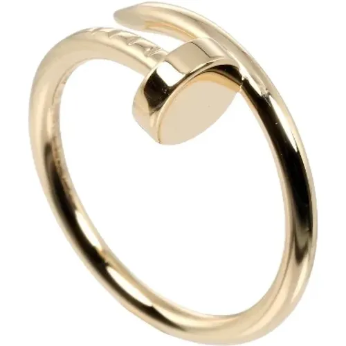 Pre-owned Gold rings , female, Sizes: ONE SIZE - Cartier Vintage - Modalova