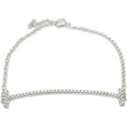 Pre-owned Jewellery, female, , Size: ONE SIZE Pre-owned White Gold bracelets - Tiffany & Co. Pre-owned - Modalova