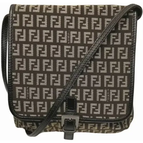 Pre-owned Cross Body Bags, female, , Size: ONE SIZE Pre-owned Canvas fendi-bags - Fendi Vintage - Modalova