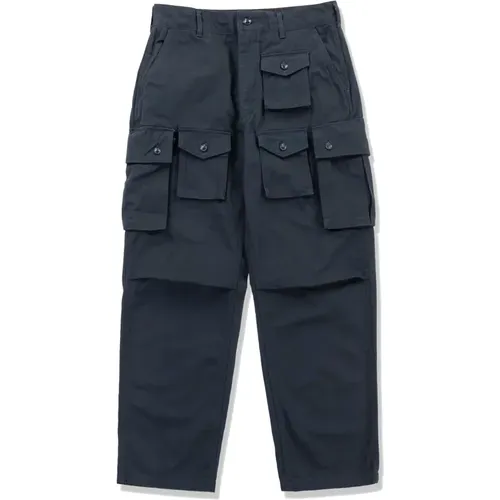 Wide Trousers, male, , Size: XS Wide Cargo Trousers - Engineered Garments - Modalova