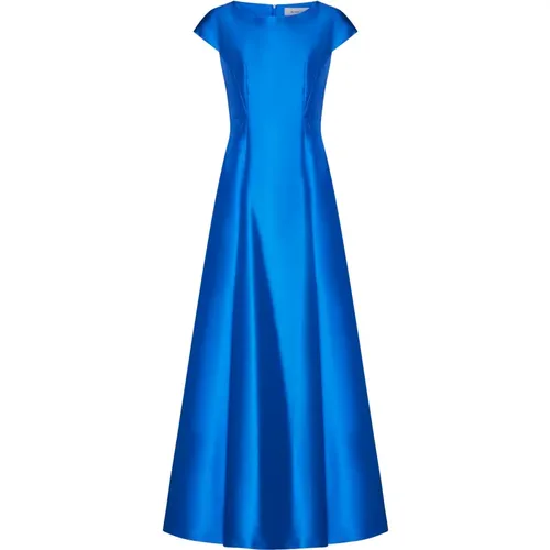 Elegantes Blaues Abendkleid , Damen, Größe: XS - Blanca Vita - Modalova