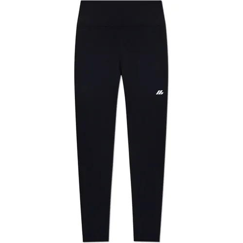 Sport leggings with logo , female, Sizes: M, S, XS, L - Balenciaga - Modalova