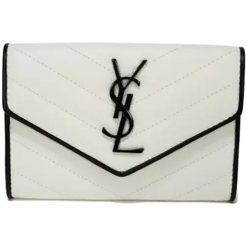 Pre-owned Leather wallets , female, Sizes: ONE SIZE - Yves Saint Laurent Vintage - Modalova