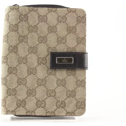 Pre-owned Wallets, unisex, , Size: ONE SIZE Canvas Wallet with Date Code - Gucci Vintage - Modalova