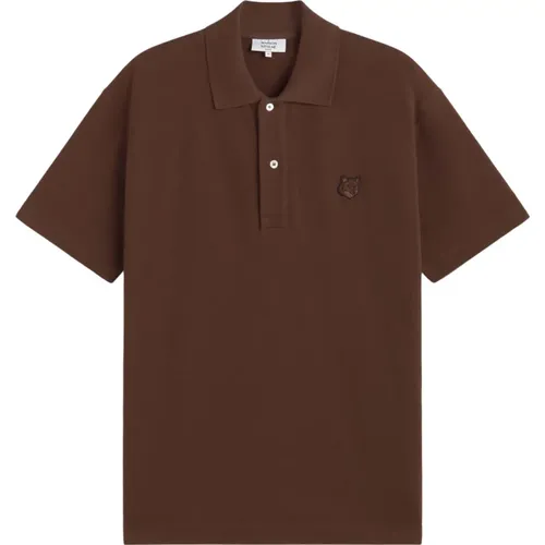 Mutiges Fox Head Polo Shirt - Maison Kitsuné - Modalova