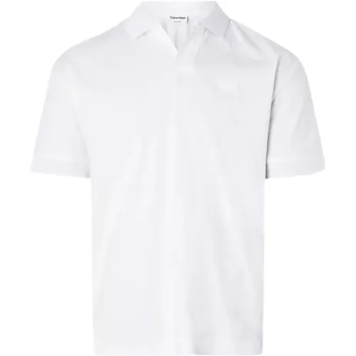 Weiße T-Shirts und Polos für Herren , Herren, Größe: S - Calvin Klein - Modalova