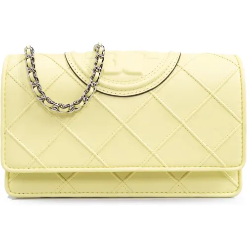 Wallets & Cardholders, female, , Size: ONE SIZE Chain Wallet Fleming Soft - TORY BURCH - Modalova