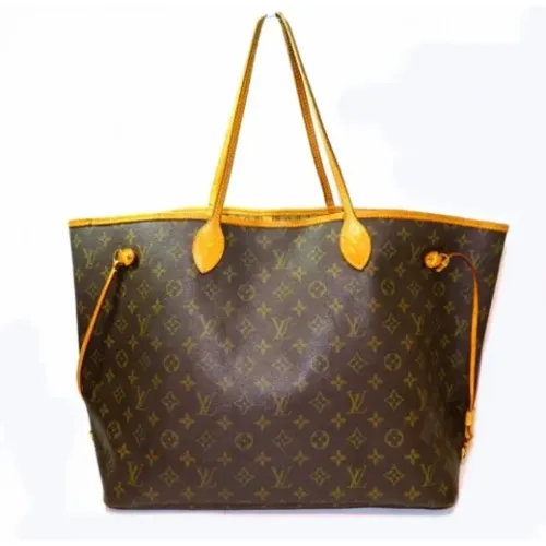 Pre-owned Tote Bags, female, , Size: ONE SIZE Pre-owned Canvas shoulder-bags - Louis Vuitton Vintage - Modalova