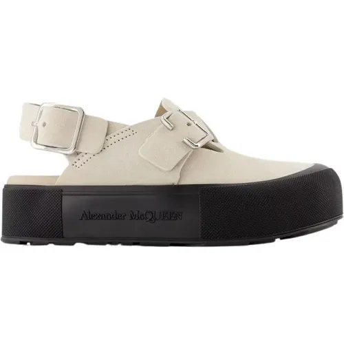 Oversize Flache Schuhe - Multi - Leder , Herren, Größe: 43 EU - alexander mcqueen - Modalova