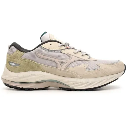 Wave Rider Beta 01 Sneakers , male, Sizes: 12 UK, 10 1/2 UK, 5 UK, 8 UK, 8 1/2 UK, 11 UK, 7 UK, 10 UK, 4 1/2 UK, 9 UK, 6 1/2 UK, 6 UK - Mizuno - Modalova