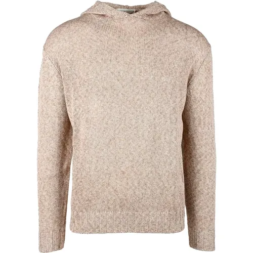 Hoodies, male, , Size: M Men's Taupe Sweater - Filippo De Laurentiis - Modalova