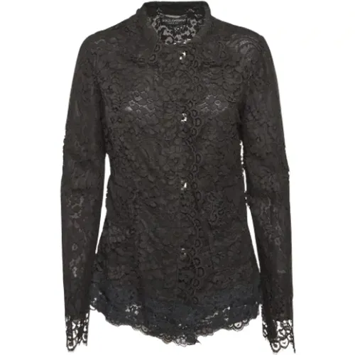 Pre-owned Shirts & Blouses, female, , Size: M Pre-owned Lace outerwear - Dolce & Gabbana Pre-owned - Modalova