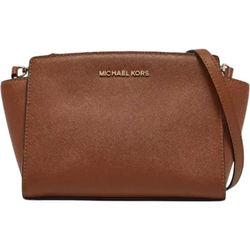 Pre-owned Cross Body Bags, female, , Size: ONE SIZE Pre-owned Leather crossbody-bags - Michael Kors Pre-owned - Modalova