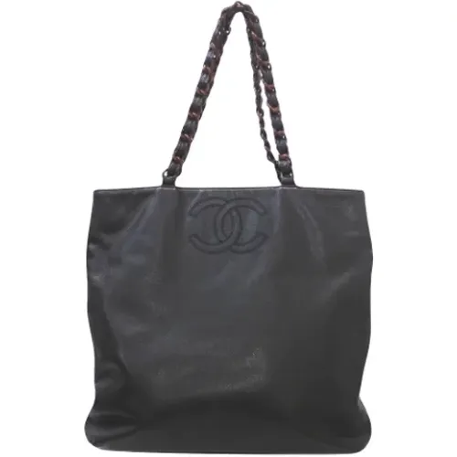 Pre-owned Leather totes , female, Sizes: ONE SIZE - Chanel Vintage - Modalova