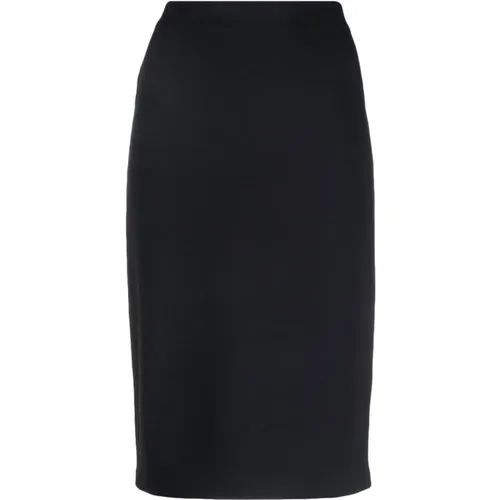 High-Waist Pencil Skirt , female, Sizes: M, XL, L - Emporio Armani - Modalova