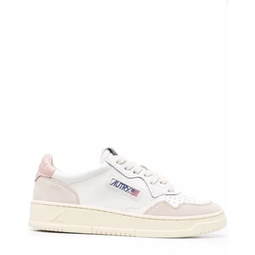 Medalist Low Leder Wildleder Sneakers , Damen, Größe: 37 EU - Autry - Modalova