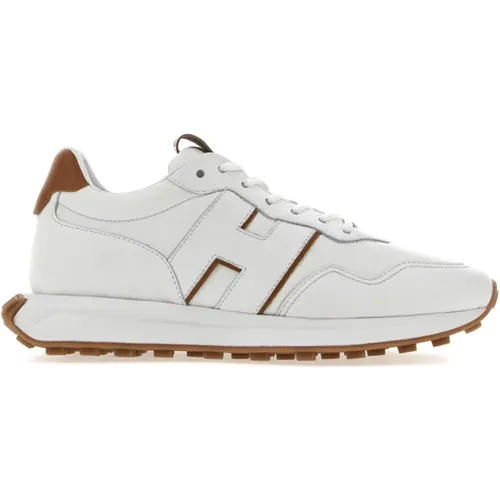 Italienische Ledersneakers , Herren, Größe: 43 EU - Hogan - Modalova