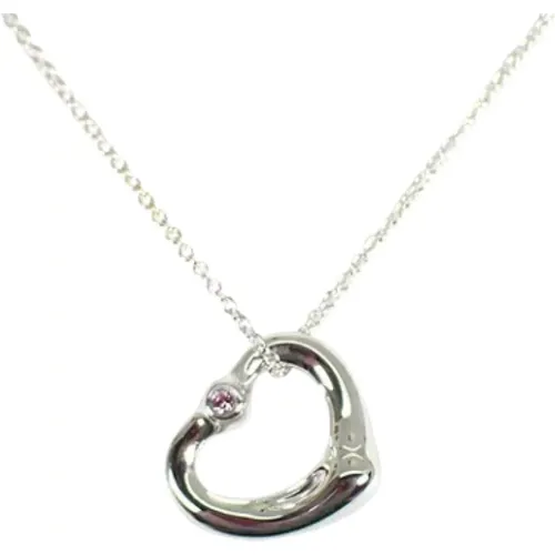 Pre-owned Jewellery, female, , Size: ONE SIZE Pre-owned Silver necklaces - Tiffany & Co. Pre-owned - Modalova