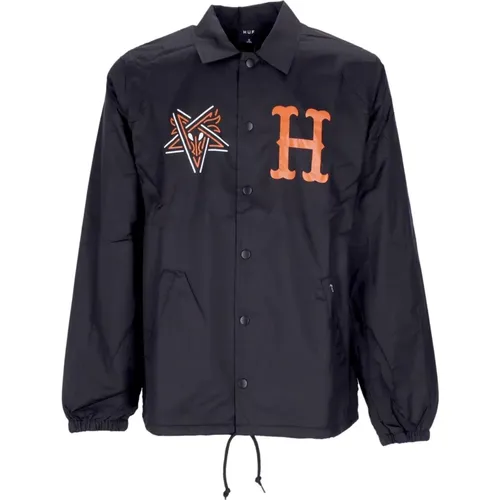 Light Jackets, male, , Size: S Water-Repellent Coaches Jacket - HUF - Modalova