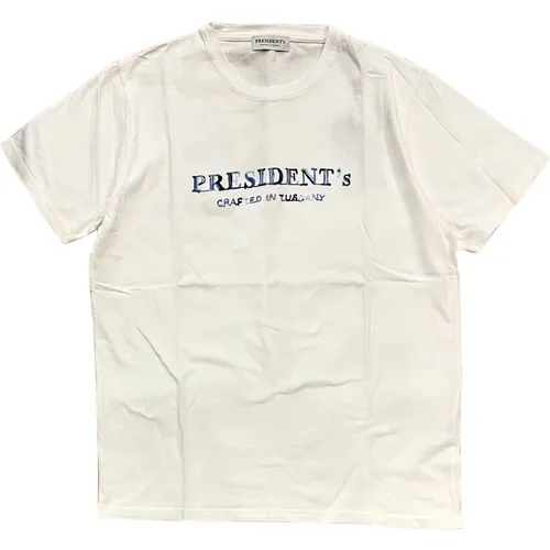 Regular Fit Cotton T-Shirt , male, Sizes: S - President's - Modalova
