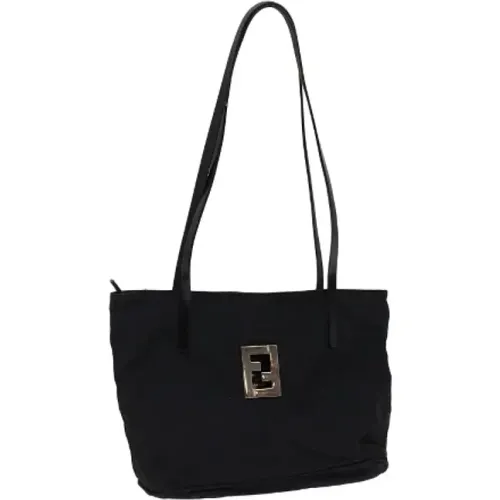 Pre-owned Tote Bags, female, , Size: ONE SIZE Pre-owned Canvas fendi-bags - Fendi Vintage - Modalova