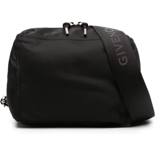 Logo-Plaque Messenger Bag , male, Sizes: ONE SIZE - Givenchy - Modalova