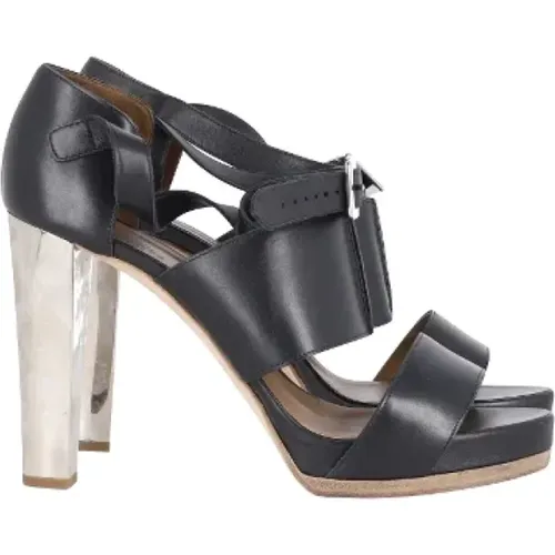 Pre-owned Leather heels , female, Sizes: 8 UK - Hermès Vintage - Modalova