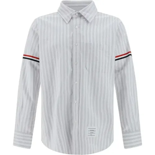 Casual Shirts, male, , Size: S Classic White Shirt - Thom Browne - Modalova