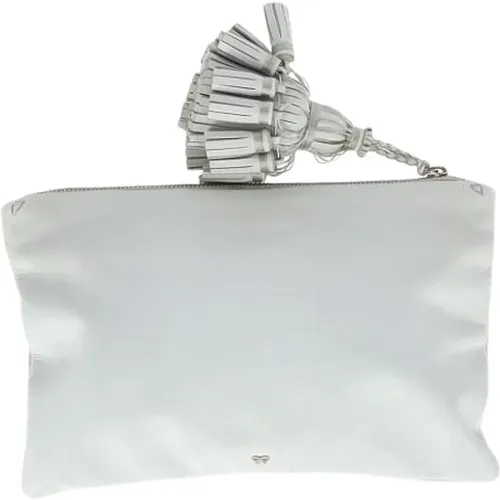 Pre-owned Clutches, female, , Size: ONE SIZE Pre-owned Leather clutches - Anya Hindmarch Pre-owned - Modalova